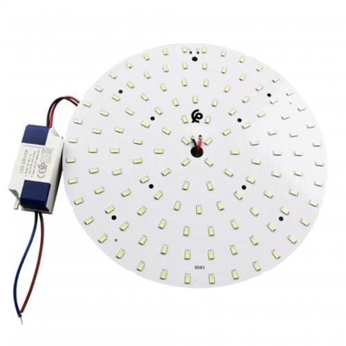 Generic Plafond magnétique cercle lumière lampe carte PCB 220v circulaire  panneau à prix pas cher