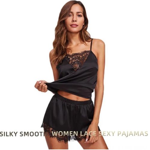 Generic Sexy Chemise de Nuit Femmes Ensemble de pyjama en dentelle pour  femme à prix pas cher