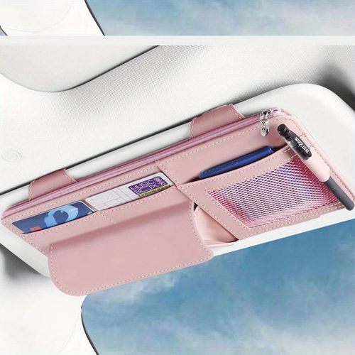 product_image_name-Generic-Sac à documents de voiture, carte et  lunettes, Organisateur De Pare-soleil De Voiture  حقيبة حاجب الشمس للسيارة-1