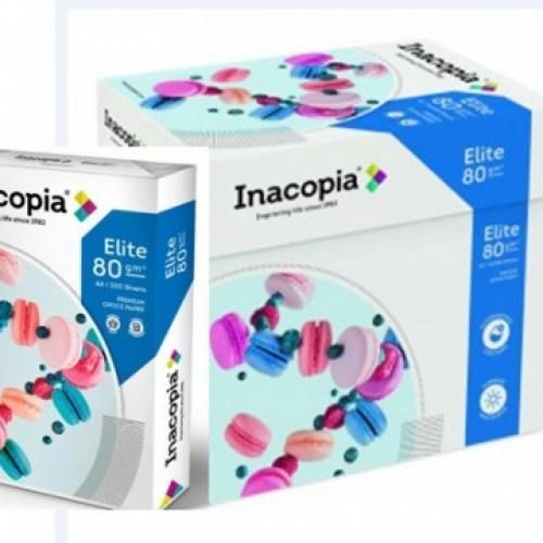 Inacopia Pack de 5 Ramettes de papier imprimante A4 80g INACOPIA 2500  Feuilles à prix pas cher