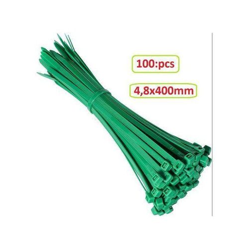 product_image_name-Generic-Lot de 100 serre-câbles autobloquants 4,7 x 400 mm en nylon transparent-1