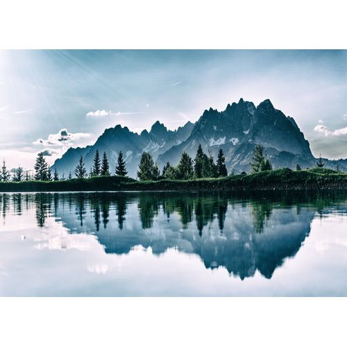 product_image_name-Generic-Mountains reflect in lake  Poster Chambre Haute Qualité-1