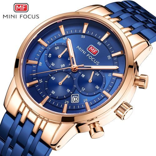 Mini Focus Montre a Quartz chronographe de sport bracelet en acier inoxydable a prix pas cher Jumia Maroc