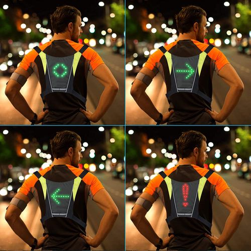 Generic Gilet V lo Moto de s curit LED clignotant d