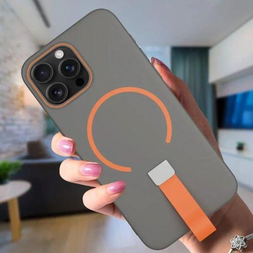 product_image_name-Generic-Pochette silicone pour iPhone 16 ProMax Gris-1