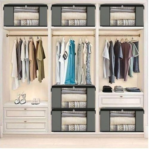 product_image_name-Generic-مجموعة من 5 أكياس تخزين قابلة للطي للملابس – تنظيم عملي لغرفة النوم-1