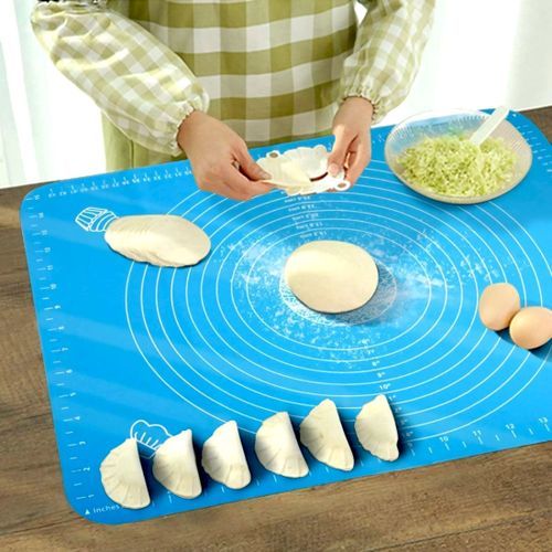 Generic Tapis de cuisson en Silicone anti- dérapant pour rouler la pâte à  farine حصيرة خبز سيليكون غير قابلة للانزلاق لللعجين