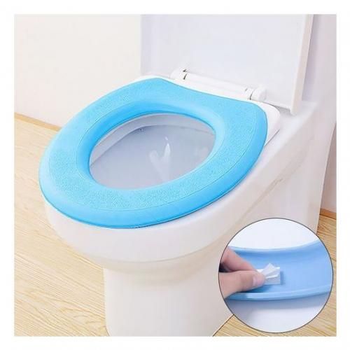 Generic Housse Siège de toilette confortable en silicone contre le froid à  prix pas cher