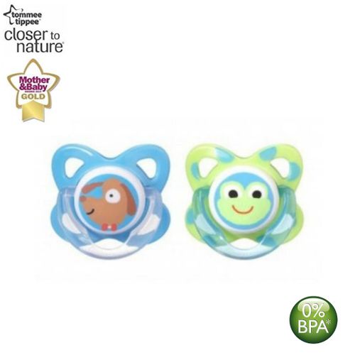 Pack de 2 sucettes Fun style 18-36 mois Bleu - Tommee Tippee - Allobebe  Maroc