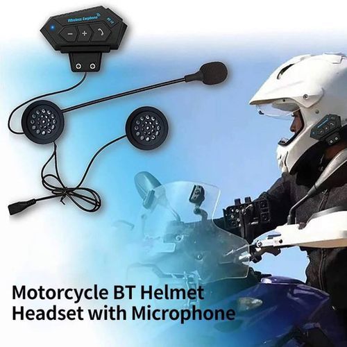 Oreillette Bluetooth pour moto, appareil de communication pour