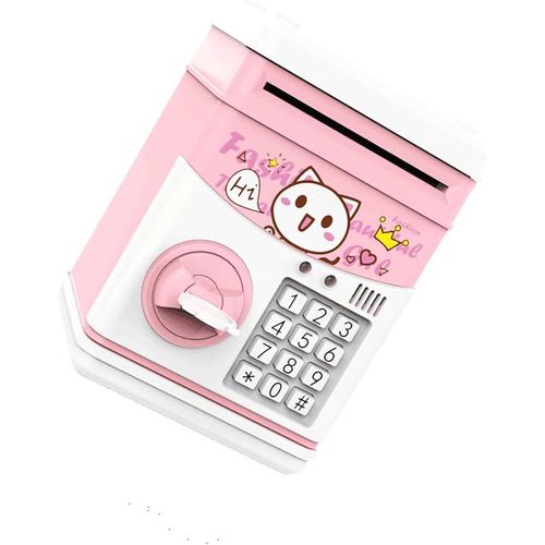 product_image_name-Generic-Tirelire Électronique pour Enfants Tirelire Créative banque d'épargne (rose)-3