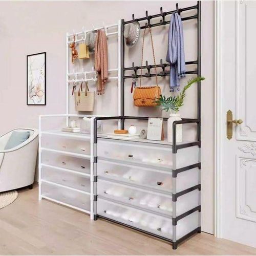 product_image_name-Generic-رف أحذية مقاوم للأتربة، شماعة لغرفة النوم، حقيبة تخزين الأحذية-3