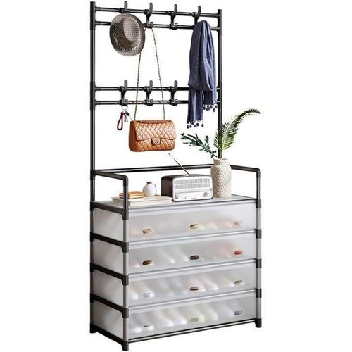 product_image_name-Generic-رف أحذية مقاوم للأتربة، شماعة لغرفة النوم، حقيبة تخزين الأحذية-4