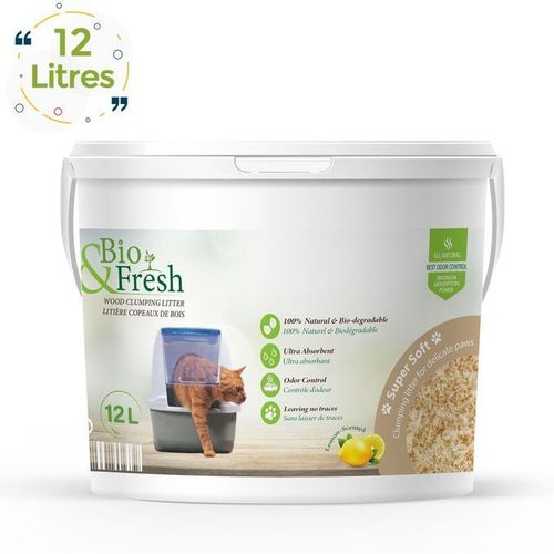 product_image_name-Fresh-Litière granulés de bois BIO parfumée  Citron 12 L-1