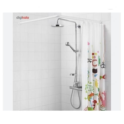 Generic Tringle rideau douche barre coin ; barre rideau pour salle de bain  à prix pas cher