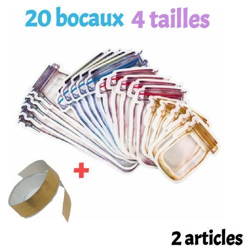 Sachet discount refermable alimentaire