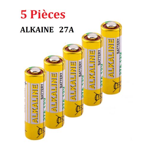 Generic 3 pièces Piles alcalines 27A 12V A27 pour sonnette, pour alarme de  voiture, télécommande