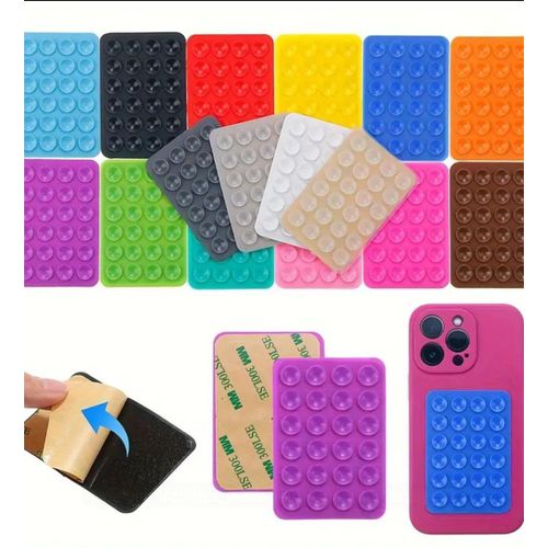 product_image_name-Generic-12 Pc Support de Coque de Téléphone à Ventouse en Silicone, pour iPhone et Android -2