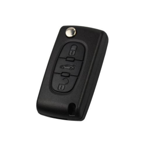 Generic Coque de clé de voiture 3 boutons pour Peugeot et Citroen, clé  rabattable, pour modèle 206 307 ,et C2 C3  à prix pas cher