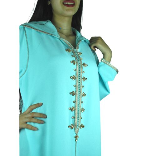 Generic Djellaba pour femme en crepe avec avec joli perlage Jellaba femme a prix pas cher Jumia Maroc