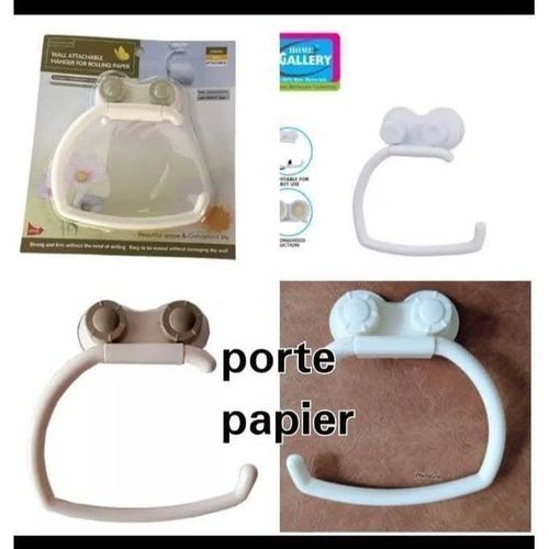 product_image_name-Generic-Porte-papier mural à ventouse - Design grenouille-4