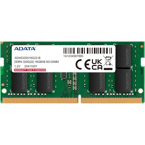 Barrette mémoire ADATA SO-DIMM 8GB DDR4 3200 MHz - PC Portable