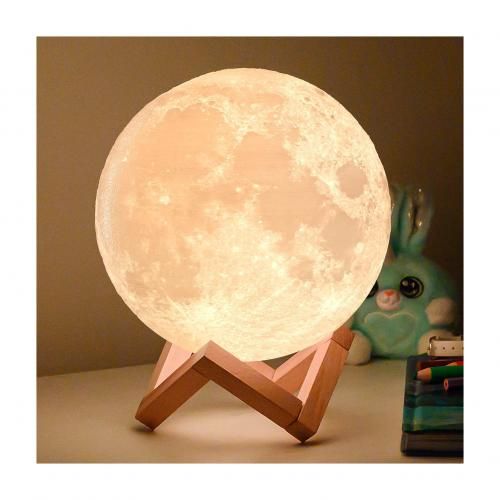 Generic Lampe 3D De Chevet Lunaire pour Enfants Garçons Cadeau D' anniversaire De Noël Filles (Rechargeable) à prix pas cher