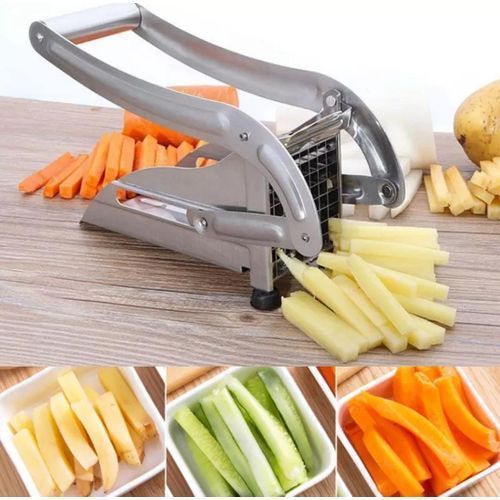 Generic Coupe Frites Professionnel - Coupe Légumes - Metal - Potato Slicer  - Prix pas cher