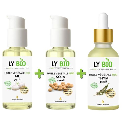 product_image_name-LY BIO-PACK HUILE AIL 50ML - POMPE + HUILE SOJA 50ML - POMPE + HUILE THYM 50ML - PIPETTE-1