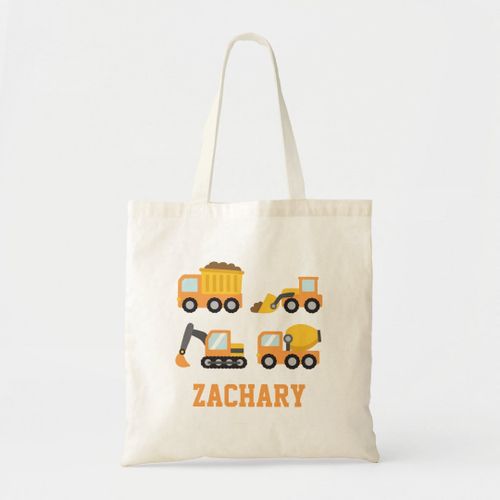 product_image_name-Generic-Tote Bag Orange Construction vehicles Define the AF Unique, haute qualité-2