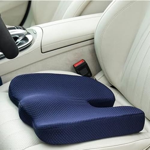 Coussin de siège pour voiture, 40 x 40 cm, coussin de siège orthopédique  ergonomique