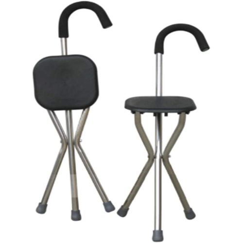 product_image_name-Generic-Canne-chaise, Canne à siège Pliant, bâton de Marche et Chaise trépied réglable-1
