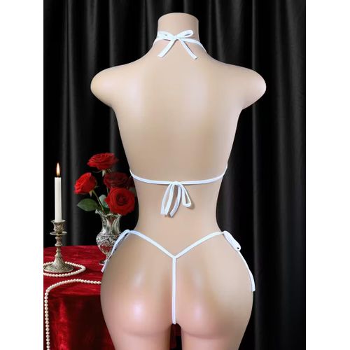 product_image_name-Generic-مجموعة لانجري مثيرة، حمالة صدر وسلسلة، ملابس نوم مريحة، قميص نوم-3