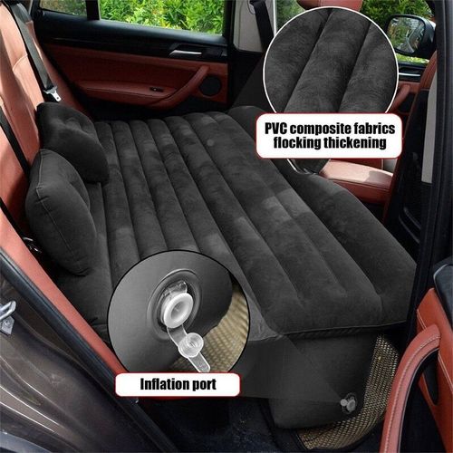 Generic Black Matela Coussin De Siège Gonflable Voiture Et Accessoires  Voyage Camping à prix pas cher