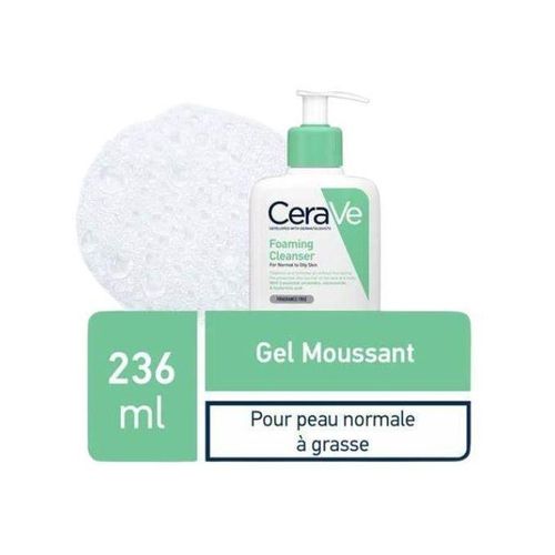 product_image_name-Cerave-جل رغوي للبشرة العادية إلى الدهنية، منظف للوجه، 236 مل-2