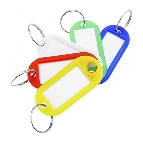 product_image_name-Generic-50 Porte-clés étiquette identification,Papier Pour Ecrire Dessus,Couleurs variés-3
