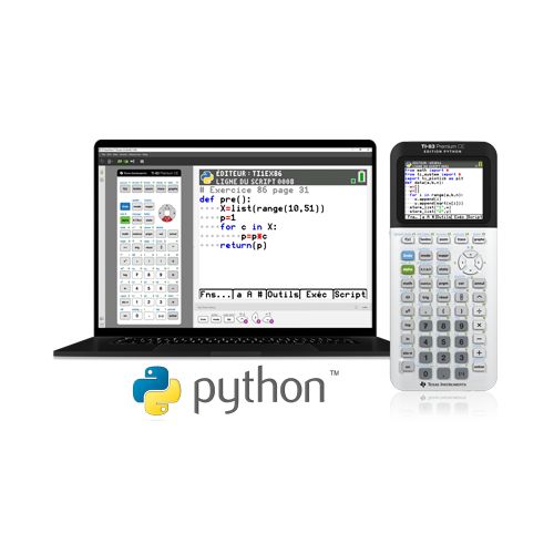 TI 83 Premium CE Texas Instruments édition Python - Approuvé par les  Familles