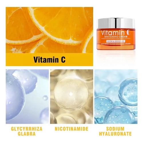 product_image_name-Disaar-Visage Hydratant et éclaircissant de la Peau, Vitamine C Blanchissant Crème Visage Hydratante Naturelle Bio-7