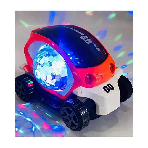 Generic jouets lumineux enfants voiture électrique universel rotatif coloré  musique à prix pas cher