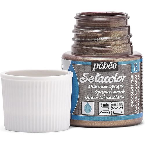 product_image_name-Pebeo-PEINTURE TEXTILE SETACOLOR OPAQUE 45 ML - 75 ECLAT DE CHOCOLAT MOIRE-4