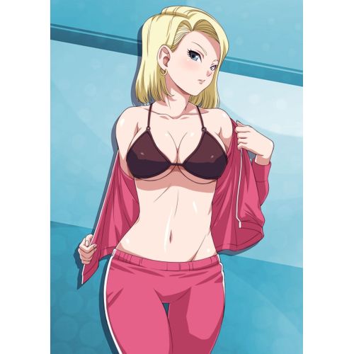 product_image_name-Generic-Android 18 Anime Poster Chambre Haute Qualité-1