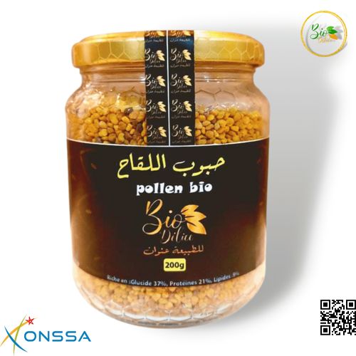 biodelice Graines de Pollen d'abeilles biodelice -200g 100%bio à