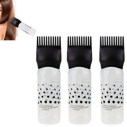 product_image_name-Generic-مجموعة من 3 زجاجات لتلوين الشعر ، زجاجات صبغ مع مشط  Set de 3 Flacons de coloration des cheveux, bouteilles de colorant avec peigne-1