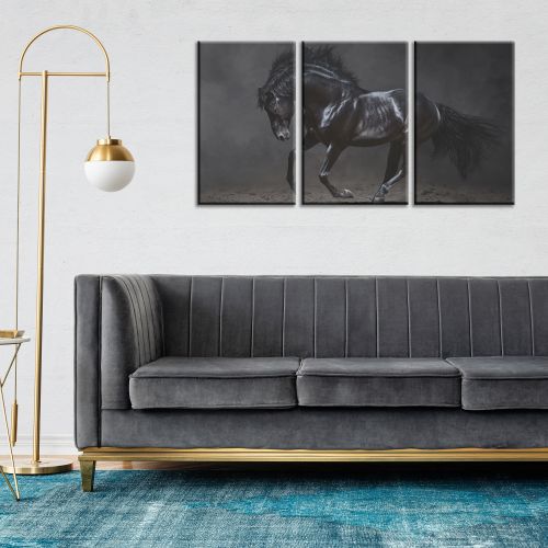 product_image_name-Generic-Tableau Decoratif animal cheval  - Mural - decoration 90 cm x 50 cm-3