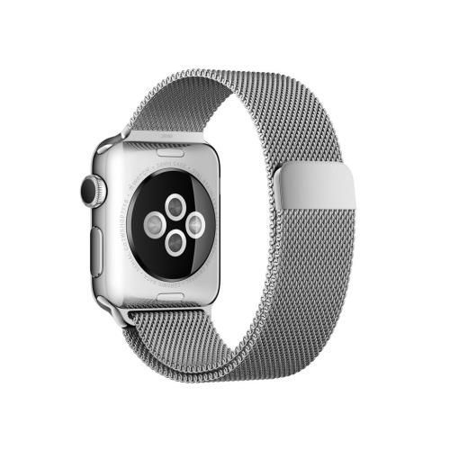 product_image_name-Generic-Bracelet Magnétique Gris Boucle Milanaise pour apple watch en Metal Acier inoxydable de LUXE - 42mm-7