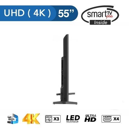 Hisense 55&quot; - 4K UHD Smart TV - 556100UW  + 1 an abonnement IPTV gratuit