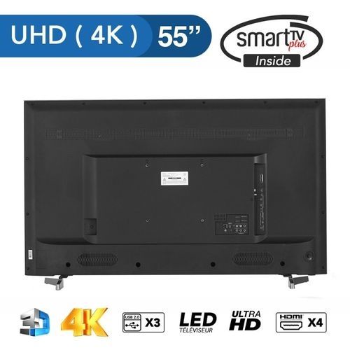 Hisense 55&quot; - 4K UHD Smart TV - 556100UW  + 1 an abonnement IPTV gratuit