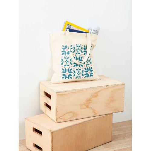 product_image_name-Generic-المغرب الديكور الحديث نمط البلاط الأزرقحقيبة يد قطن كلاسيكية-1