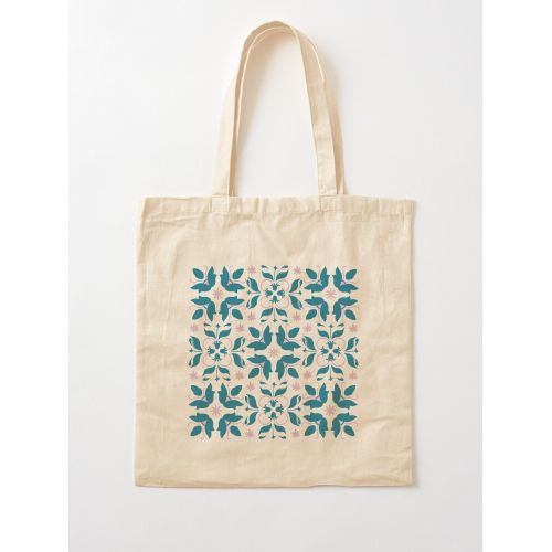 product_image_name-Generic-المغرب الديكور الحديث نمط البلاط الأزرقحقيبة يد قطن كلاسيكية-3