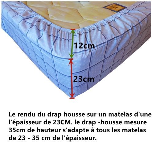 product_image_name-Generic-Drap Housse180x200X37cm en Coton 100% Style Roi Tigre Version B Couleur Gris-3